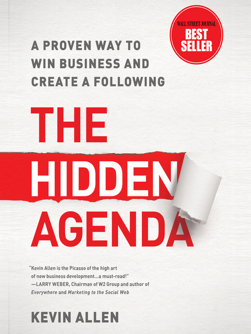 Title details for The Hidden Agenda by Kevin Allen - Available